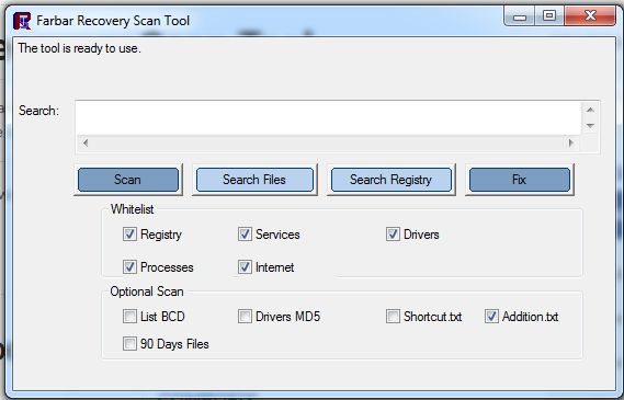 Farbar recovery scan tool bleeping computer